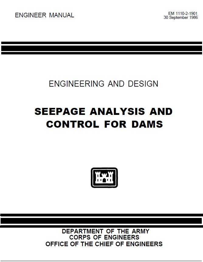SEEPAGE ANALYSIS AND CONTROL FOR DAMS