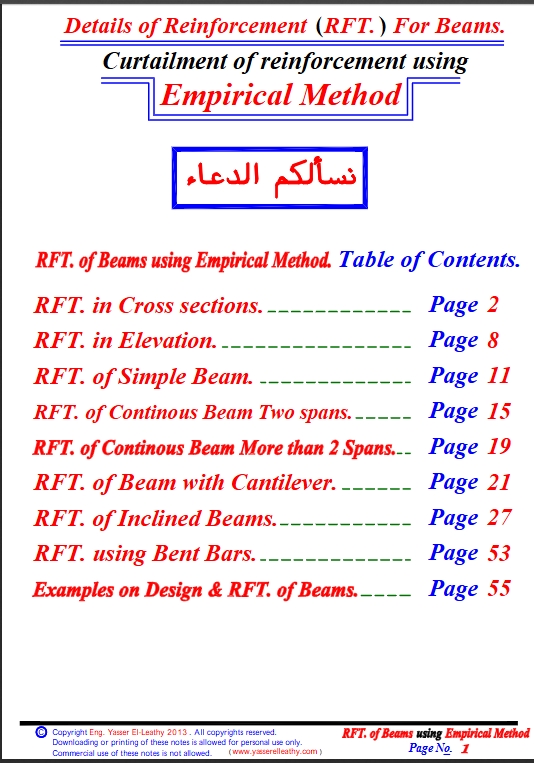 11-Beams-Reinforced-of-Beams-using-Empirical-method